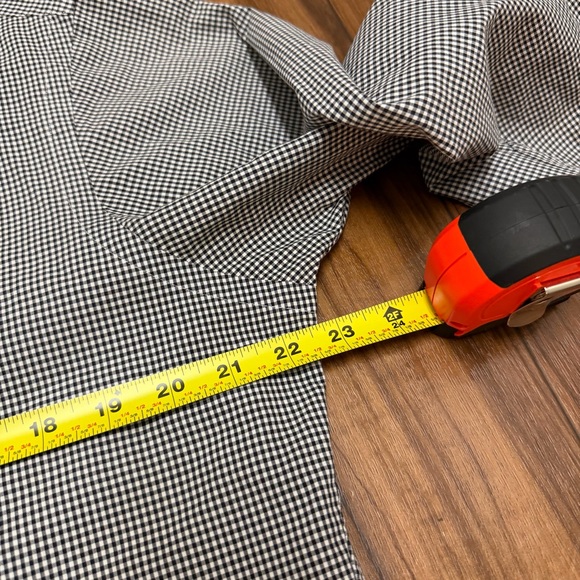 Vtg Ralph Lauren Long Sleeve Button Down Oxford Shirt Black Gingham Men Medium - Picture 10 of 14